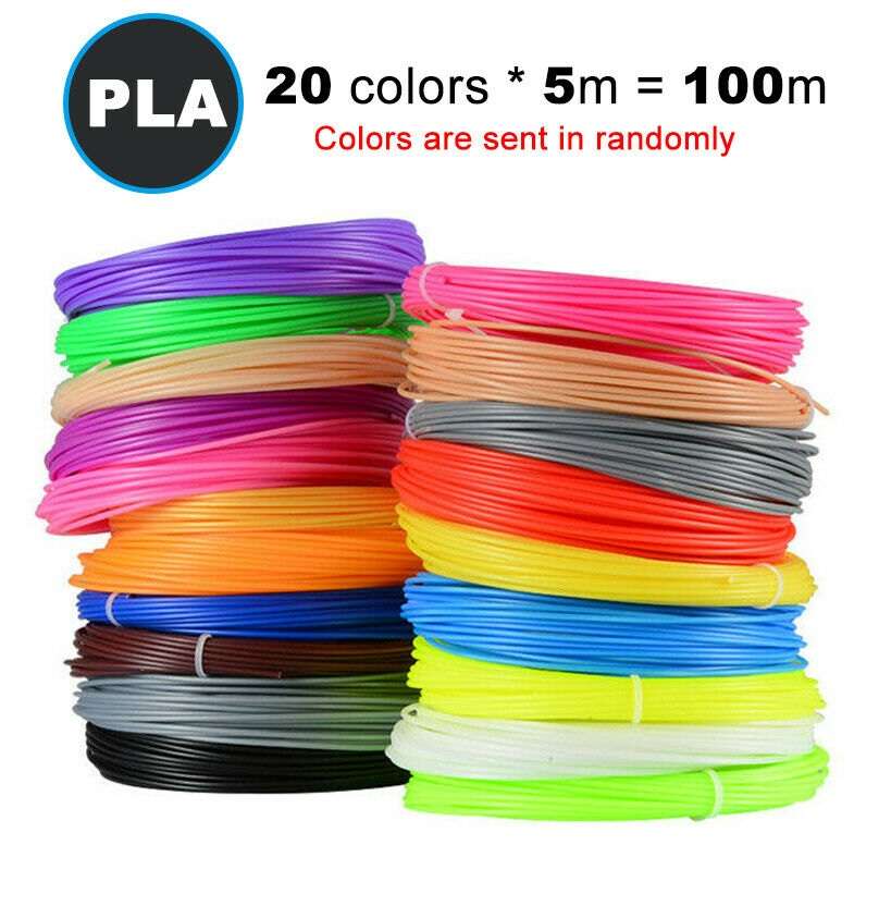 3D Pen PLA Filament Refills  20 colors