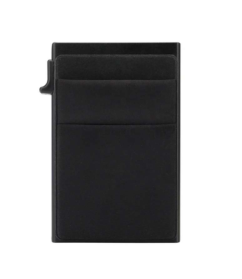 Pop-Up Card Wallet - Black