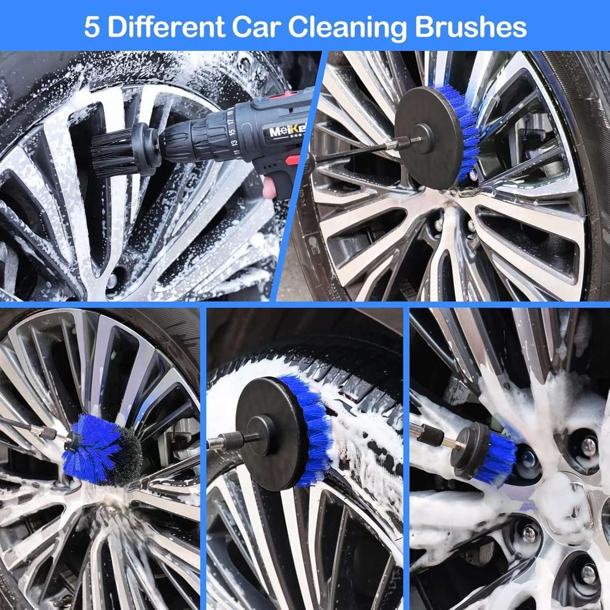 Car Detailing Kit Blue - 26 Piece