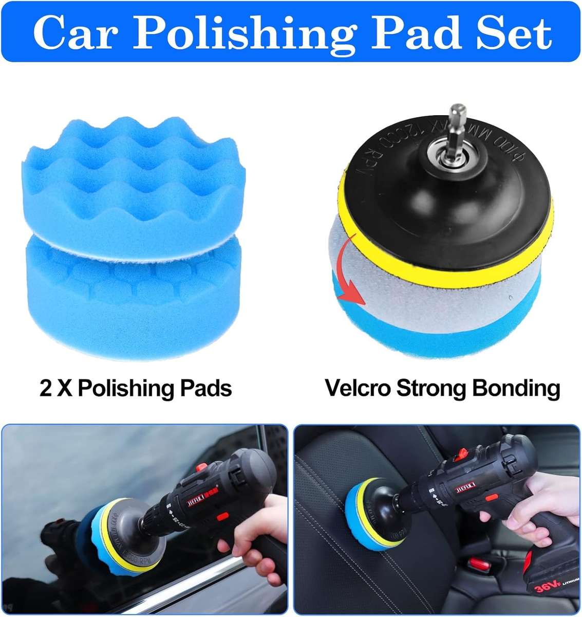 Car Detailing Kit Blue - 26 Piece