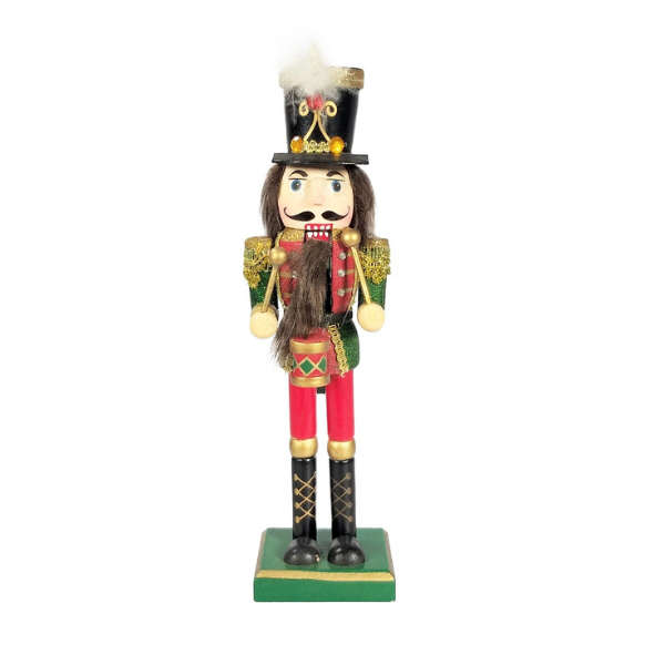 Christmas Nutcracker Doll Green 25cm