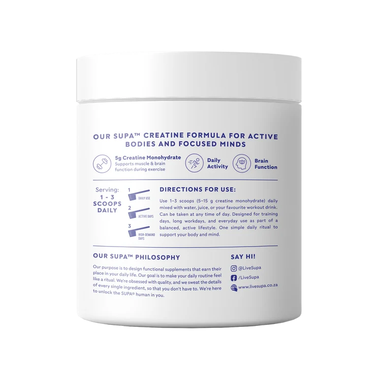 SupaRaw Creatine 450g