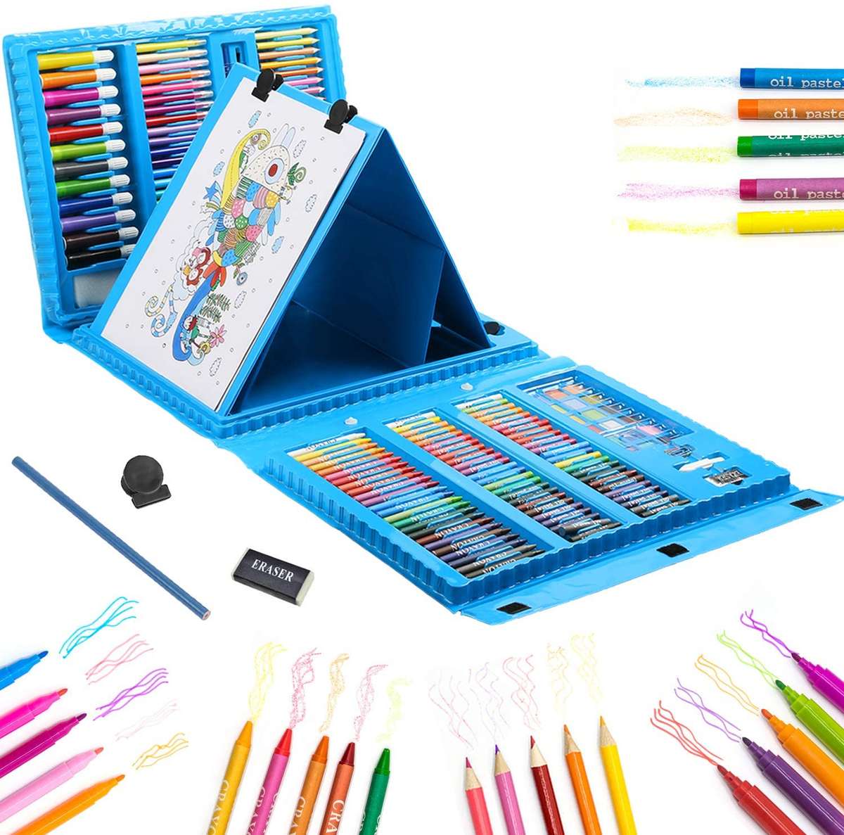 208 Piece Art Set for Kids