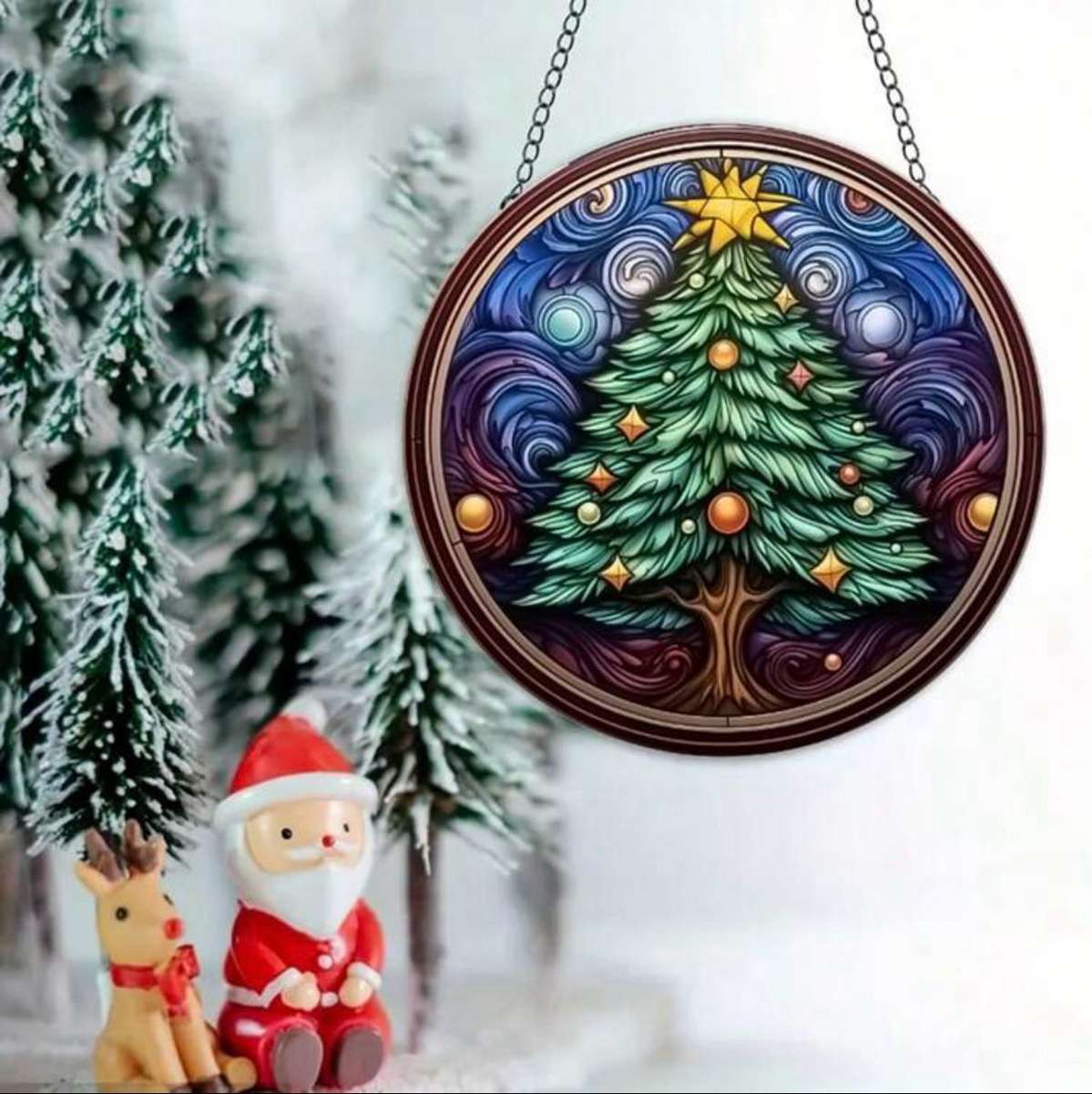 Christmas Tree Sun Catcher