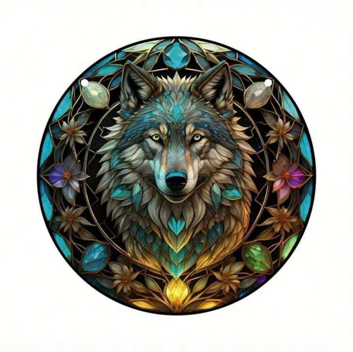 Wolf Window Decoration