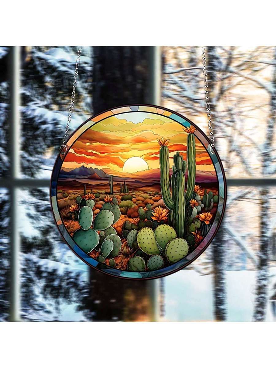Desert Cactus Hanging Decoration