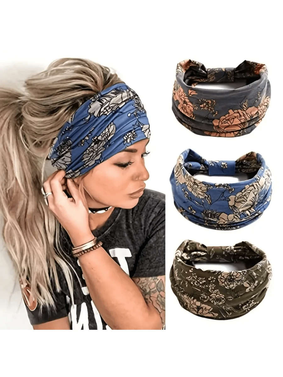 Boho Army Green Head Band