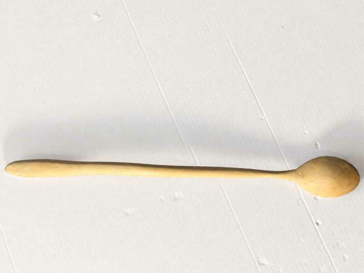 Hand carved Olive wood spoon 27,5cm