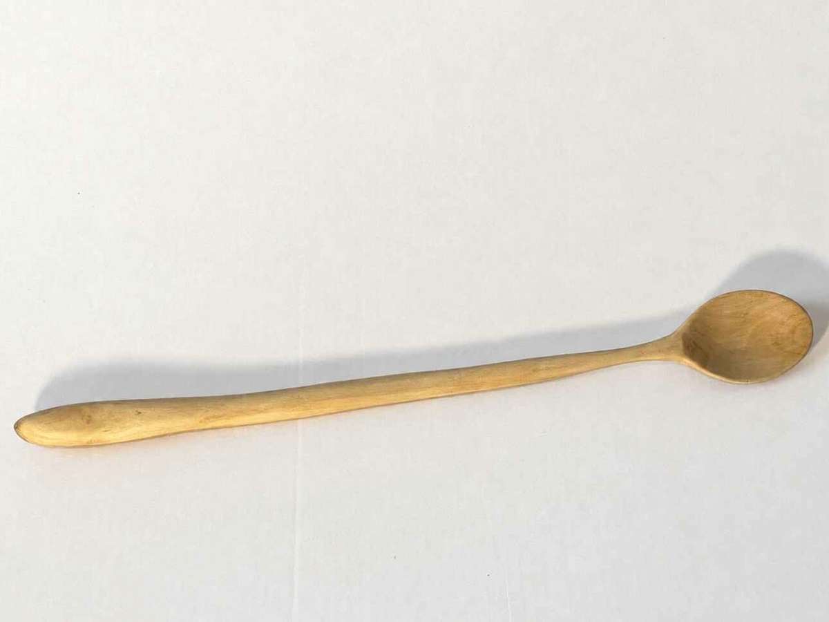 Hand carved Olive wood spoon 27,5cm