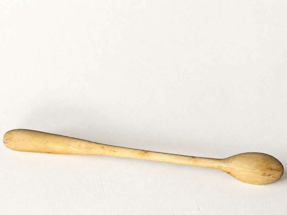 Hand carved Olive wood spoon 32cm