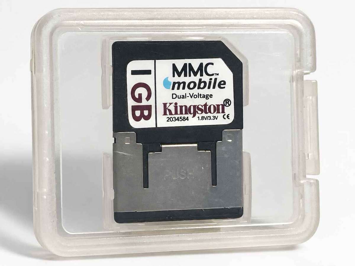 1GB MMC Mobile Kingston memory card