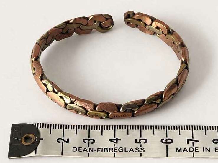Plaited Copper Bangle