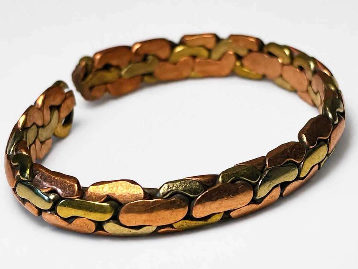 Plaited Copper Bangle
