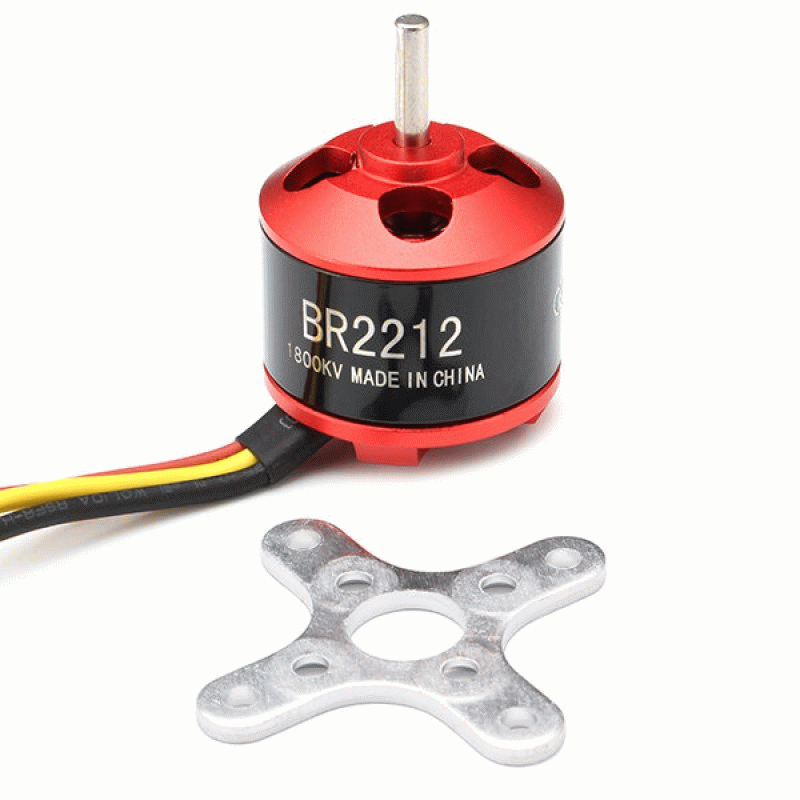 4 Pcs - Racerstar BR2212 1800KV 2-4S Brushless Motor For RC Models Airplane