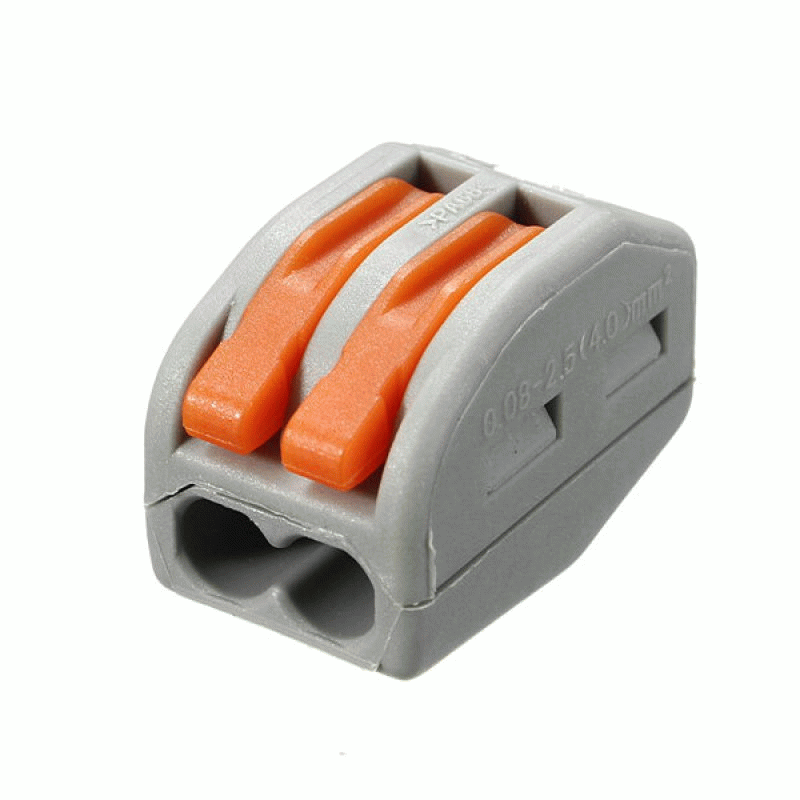 5PIN - Excellway ET25 2/3/5 Pins Spring Terminal Block 5Pcs Electric Cable Wire Connector