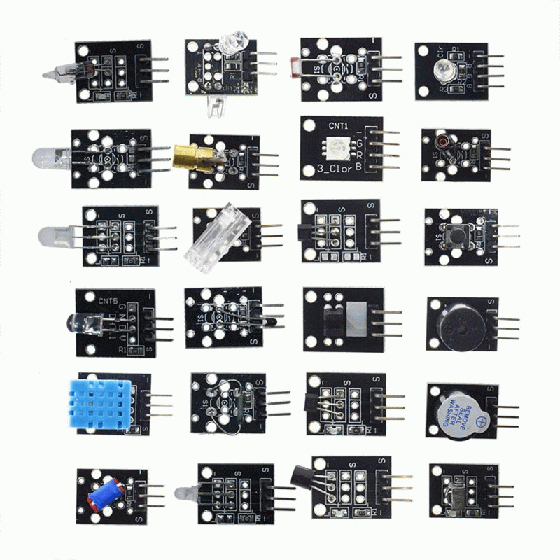 Geekcreit 45 In 1 Sensor Module Board Starter Kits Upgrade Version For Arduino UN0 R3 MEGA2560 Plast