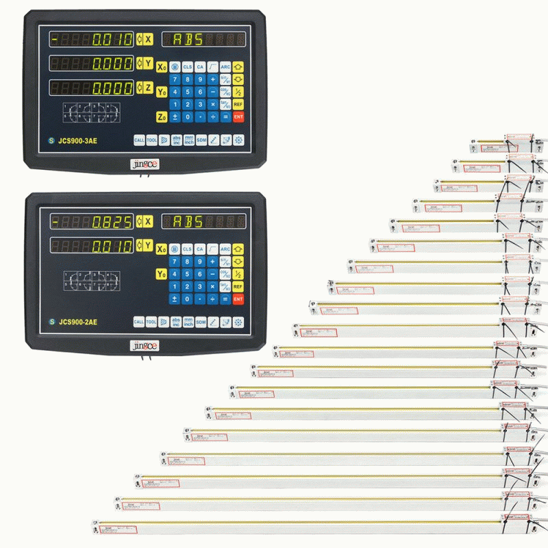1100mm - Machifit 2/3 Axis Grating CNC Milling Digital Readout Display / 50-1000mm Electronic Linear