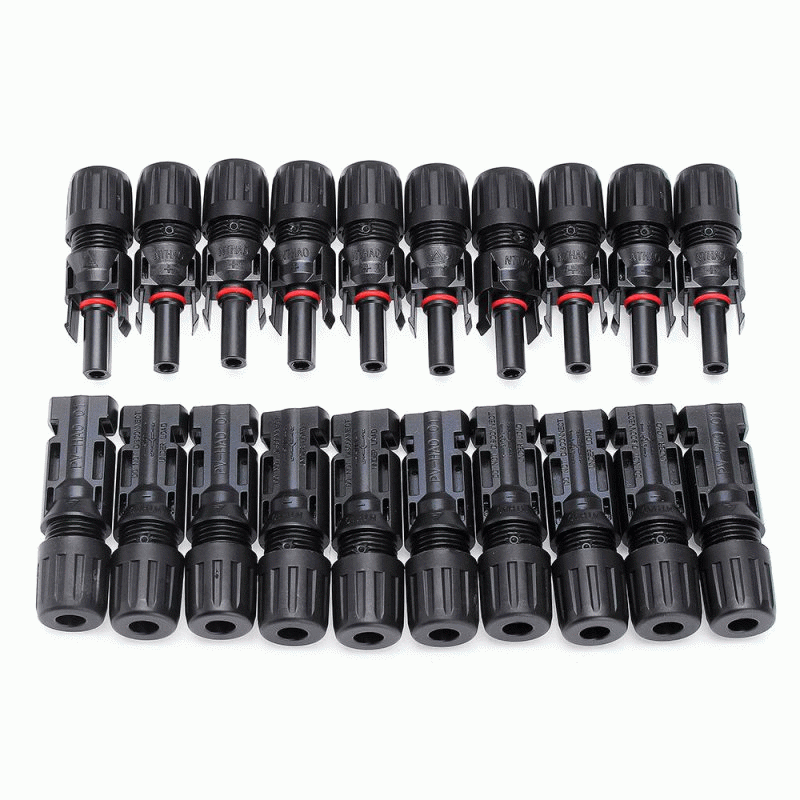 10Pairs MC4 Connector Male And Female MC4 Solar Panel Connector 30A 1000V For PV Cable 2.5/4/6mm Sol