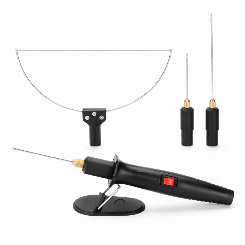 GOCHANGE 8Pcs Foam Cutter Electric Cutting Machine Pen Tools Kit 100-240V 18W Styrofoam Cutting Pen