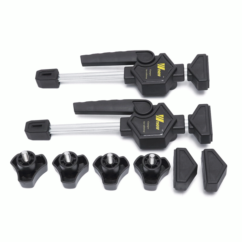 4 PCS - Wnew 2PCS/4PCS MFT Table Clamps Bench Dog Clamps Quick Ratchet Release Speed Squeeze Woodwor