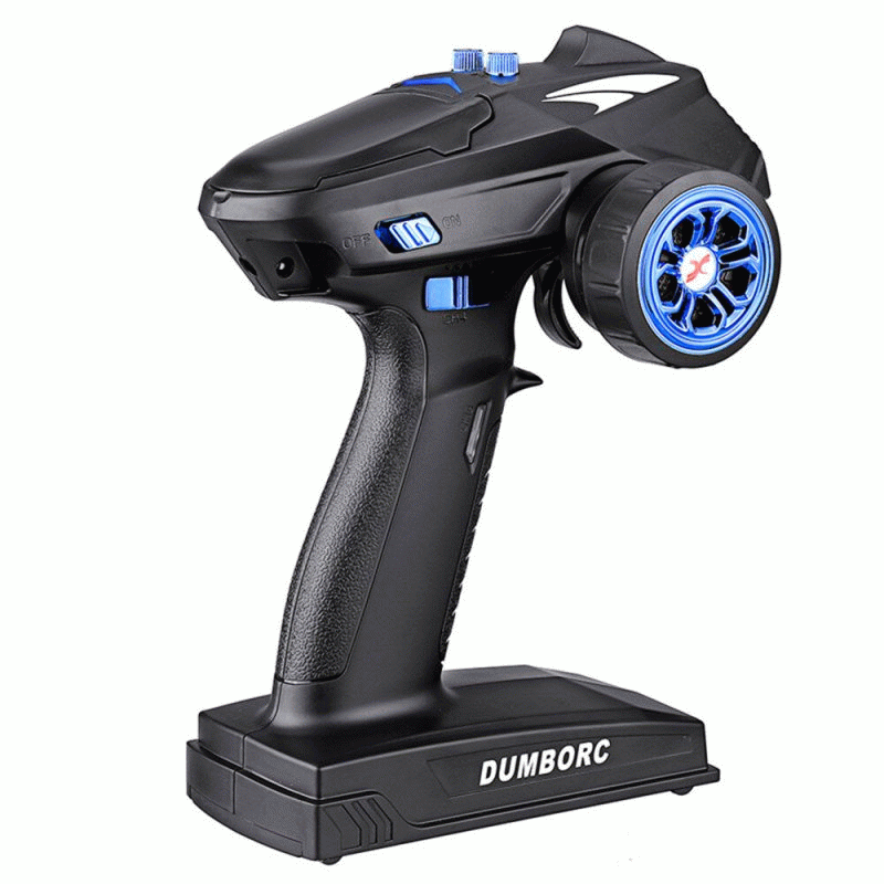 Orange - DumboRC X6 2.4GHz 6CH FHSS Radio Transmitter Support Gyro Sensitivity Adjustment with P6FG