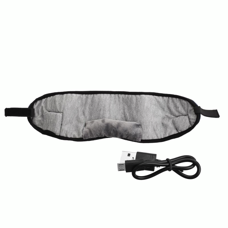 Brown - Wireless Bluetooth 5.0 Stereo Eye Mask Headphones Earphone Music Sleep Headset