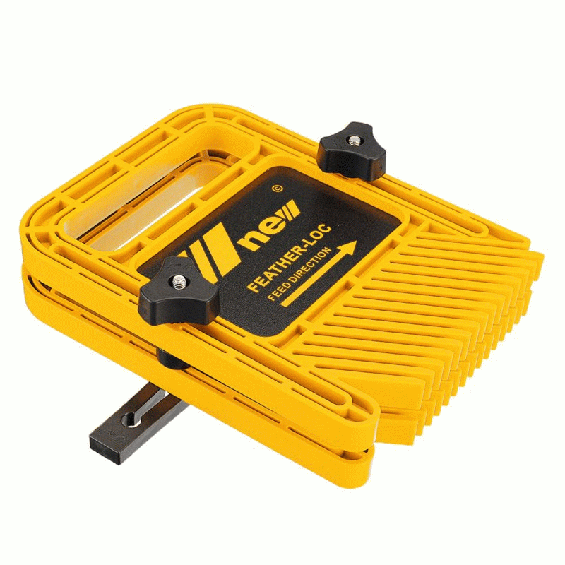 Yellow - Wnew Lengthened Double Feather Boards 160mm Adjust Featherboards Safety for Table Saw Route