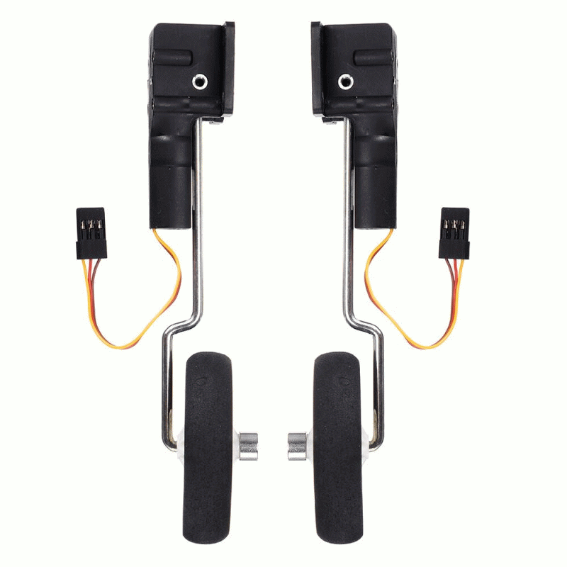 Metallic Worm-type Electronic Retractable Landing Gear for Small Real Electric Fixed-wing RC Aircraf