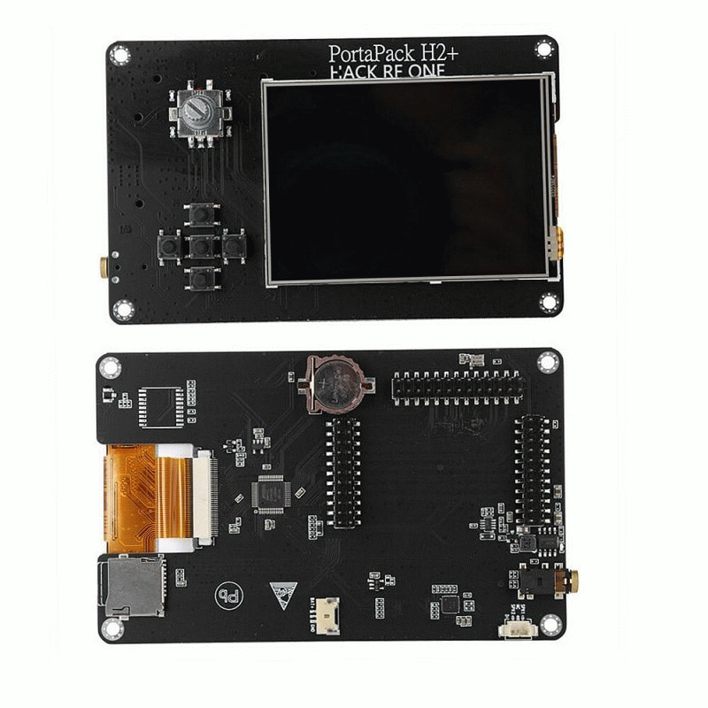 PortaPack H2+ for HackRF One SDR Software Defined Radio 1MHz-6GHz 0.5ppm TCXO with 3.2inch Touch LCD
