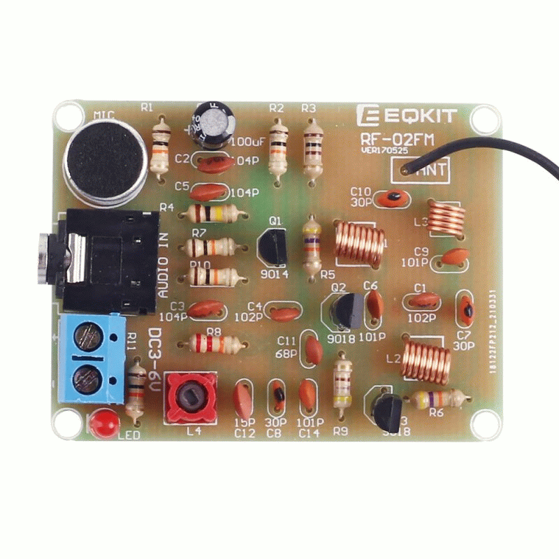 Receiver - 88-108MHz DIY Kit FM Radio Transmitter and Receiver Module Frequency Modulation Stereo Re