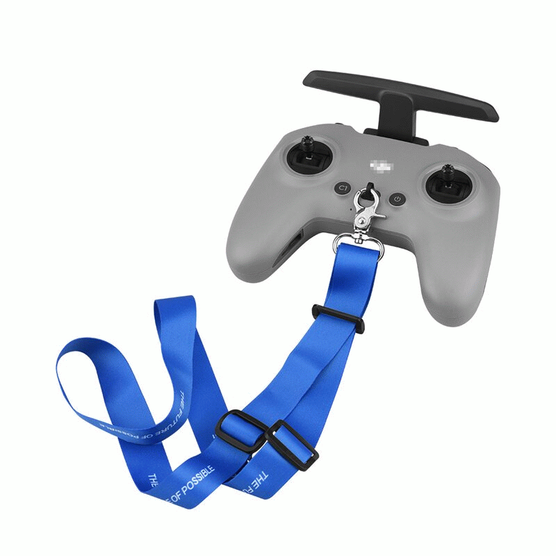 Black - Avata Remote Control Transmitter Neck Strap Lanyard with Hanging Buck Rope for DJI FPV Trans