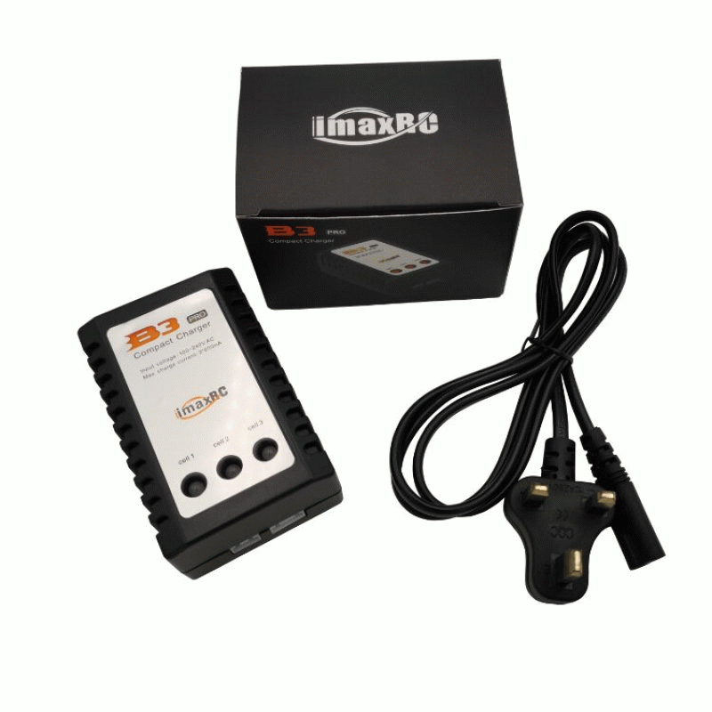 US Plug - iMax B3 Pro Compact Balance Charger for 2S 3S 7.4V 11.1V Lithium LiPo Battery