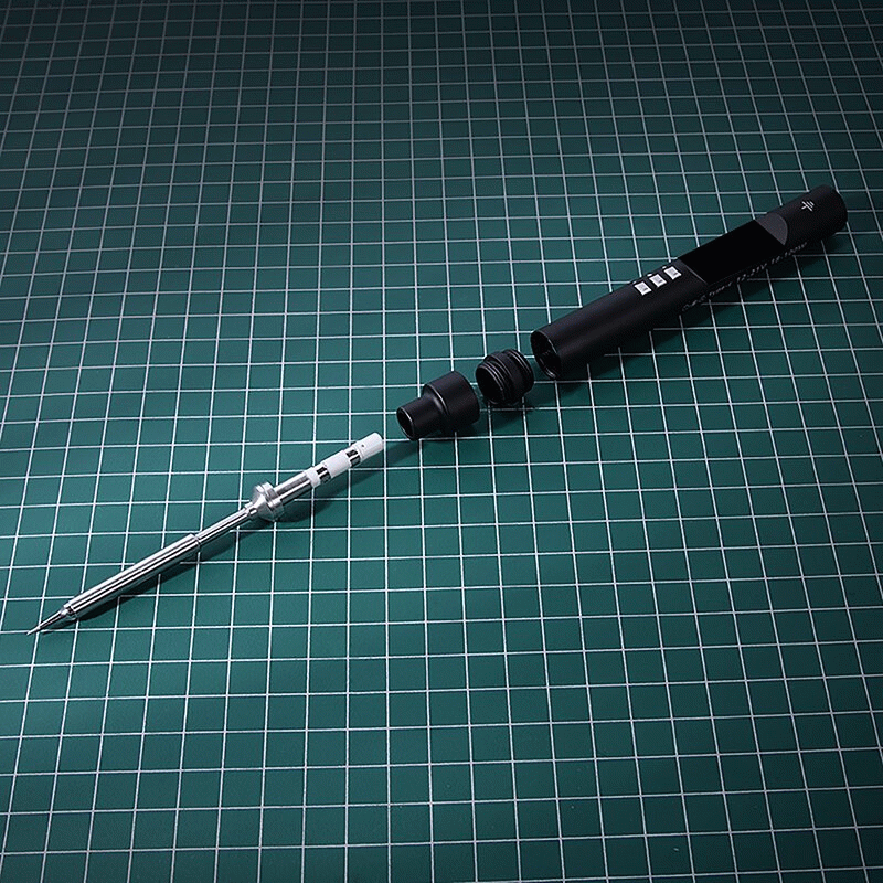 TS-B2 - Drillpro PTS200 T13 100W PD3.0 Smart Soldering Iron CNC Metal Housing Software Upgradeable P