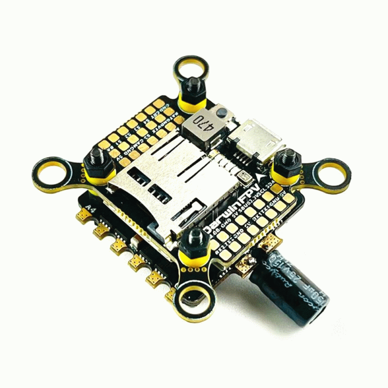 FC&ESC - 20x20mm DarwinFPV F411 F4 Flight Controller OSD with 5V BEC Output & 4in1 30A ESC 3-4S Stac
