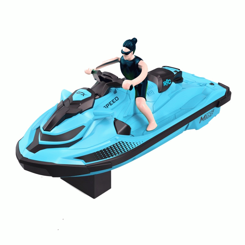 Blue One Battery with LED Light - LMRC LM13-D RTR 2.4G 4CH RC Boat Motorboat Remote Control Racing S