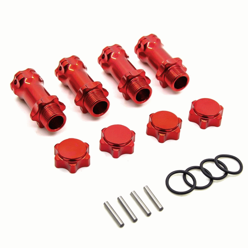 Titanium - 17mm Extended Connector Coupler For ZD Racing HSP 1/8 RC Car Parts