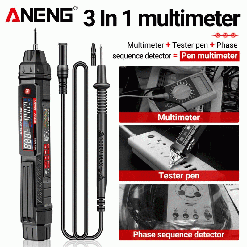A3005B Pro - ANENG A3005B A3005BPro Digital Multimeter Smart Pen Type Multi-Functional Tester with B