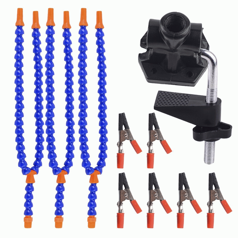 Multi Soldering Station Third Hand Tool With 6 Flexible Arms Soldeirng Iron Holder for PCB Welding R