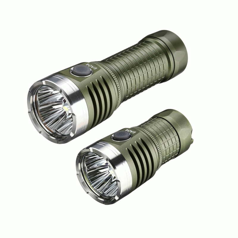 Green - Astrolux EA04 4*HP50 12600LM High Lumen Strong EDC Flashlight USB-C Rechargeable Powerful Mi