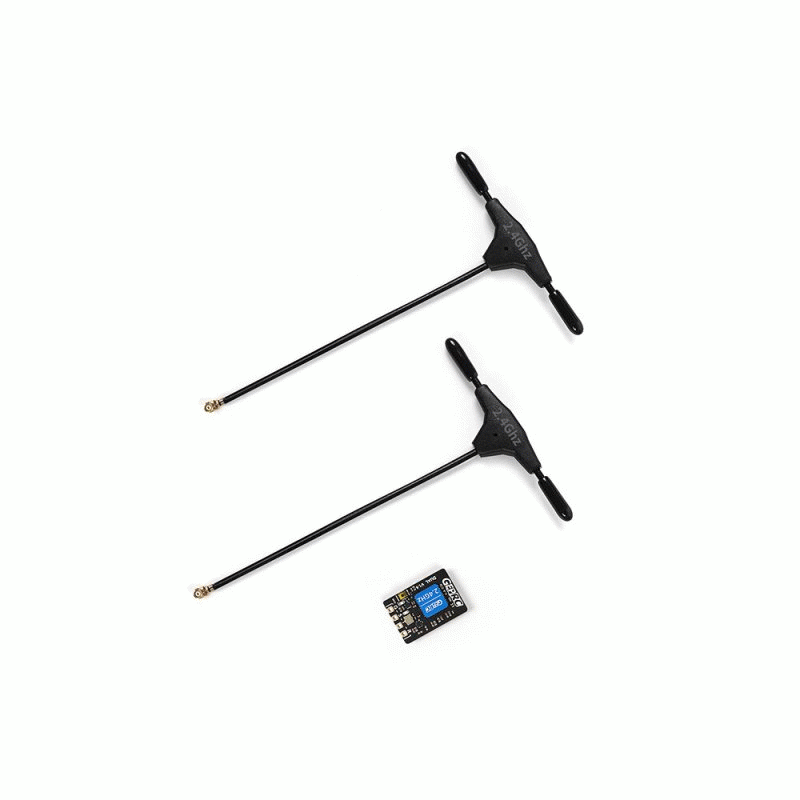 GEPRC ELRS DUAL 2.4G Dual-Antenna Long Range Low Latency Open Source True Diversity Receiver for FPV
