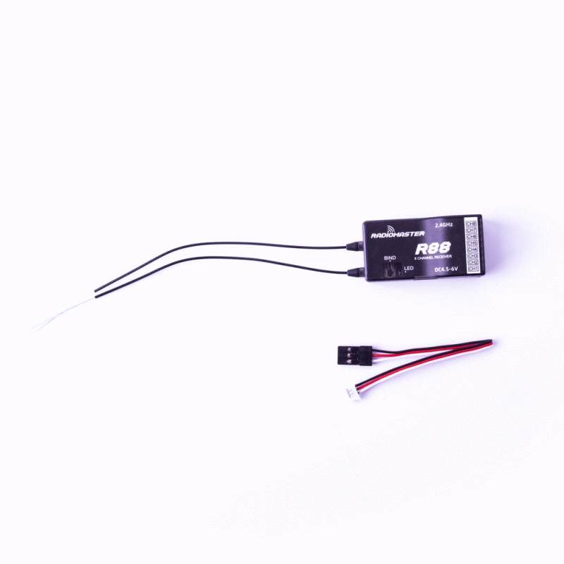 FCC Version - RadioMaster R88 V2 2.4GHz 8CH Compatible Frsky D8/D16 SFHSS PWM/Sbus Receiver