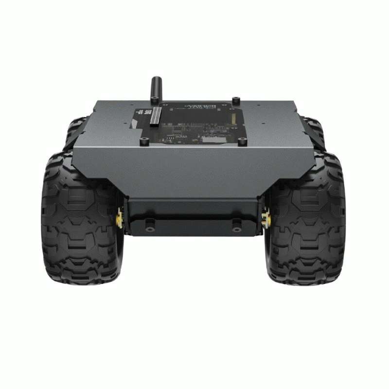 US Plug - WAVE ROVER Flexible And Expandable 4WD Mobile Robot Chassis Full Metal Body Multiple Hosts