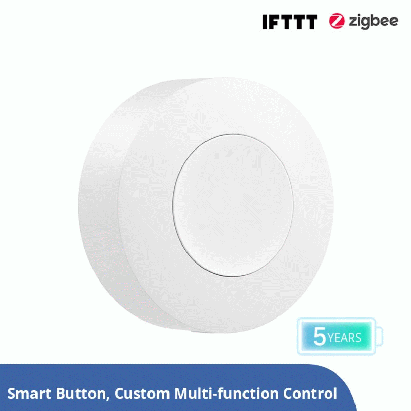 SONOFF SNZB-01P Zigbee3.0 Wireless Smart Switch Custom Button Action Two-way Control Smart Scene Con