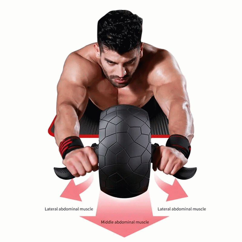 Multi-Layer Ab Wheel Roller Mute Labor-Saving Smart Brake Practical Automatic Rebound Abs Trainer Wh