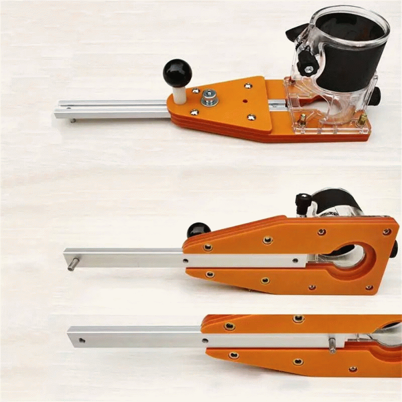 #B - Woodworking Circle Cutting Jig Guide Milling Circle Slotting Trimming Machine Woodworking Tools