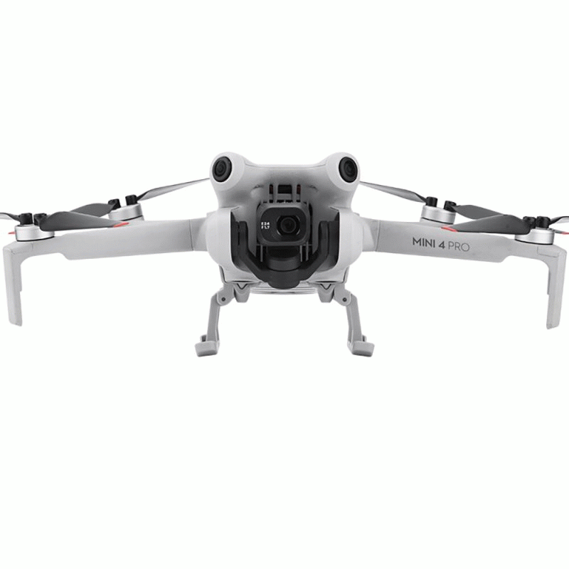 BRDRC Foldable Extended Heighten 25mm Landing Gear Skid Legs Protector Support for DJI Mini 4 PRO RC