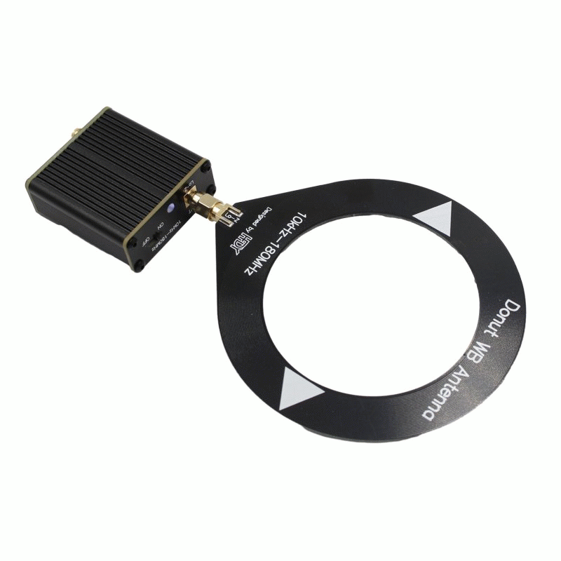 Donut Broadband Antenna with 10kHz-180MHz Frequency Range No Complex Tuning Required Universal Appli