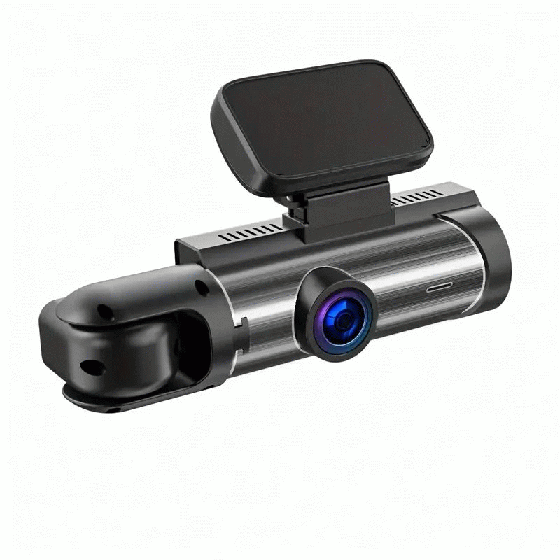 1080P Car Dual Lens Dash Cam Front And Inside Camera with IR Night Vision Loop Recording Wide Angle