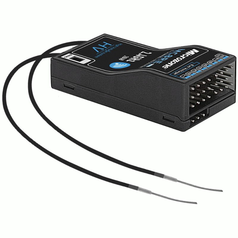 Microzone MC8RE-V2 2.4GHz 8CH PWM Receiver With For C7-Mini 8b-Mini Classic-10 Radio Transmitter