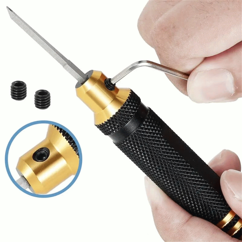 11PCS Model Chisel Sharp Wear Resistant Modeling Scriber Ergonomic Super Slim Hobby Cutting Tool Bla
